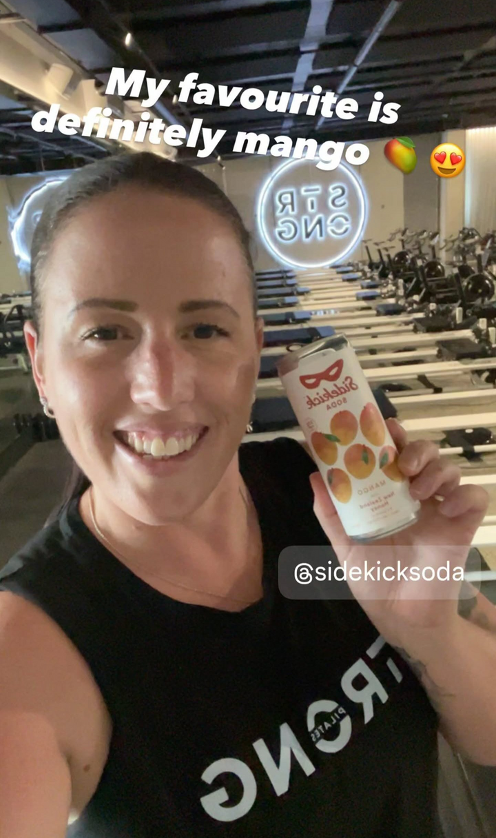 Sidekick Soda mango flavour ambassador