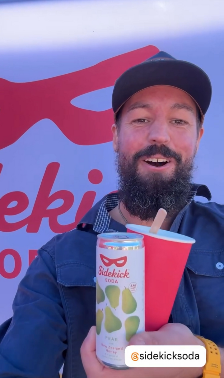 Sidekick Soda community ambassador